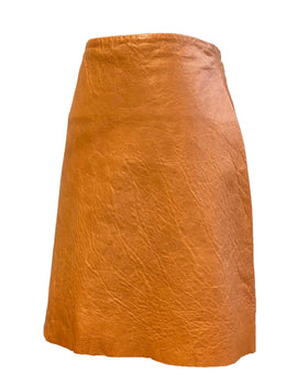 WILLOW ITALIAN Vintage Leather Skirt